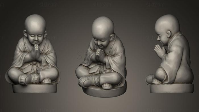 3D модель Буддийский монах (STL)